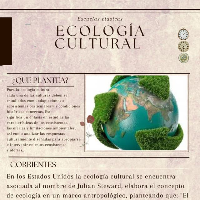 ecologia cultural