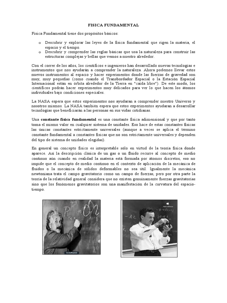 fisica fundamental