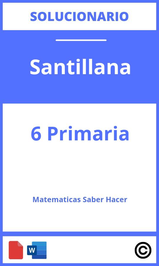 santillana naturales 6 primaria pdf
