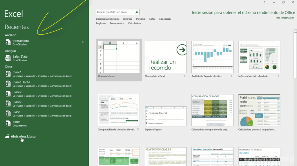 análisis de datos en excel ejemplos