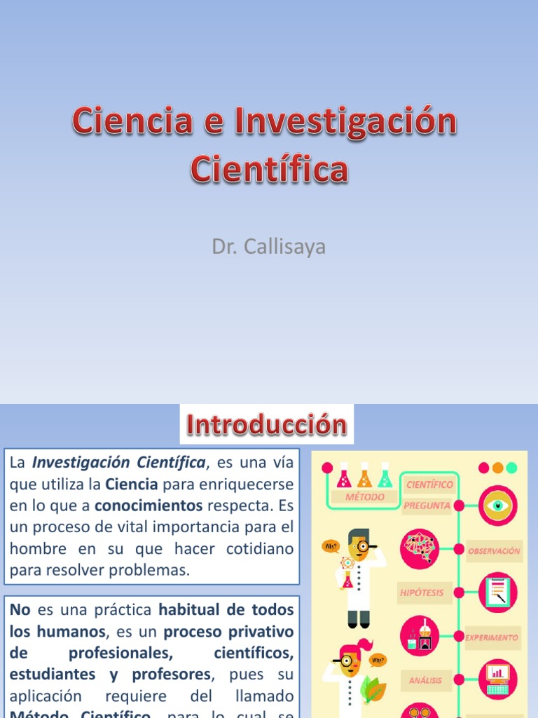 ciencia e investigación