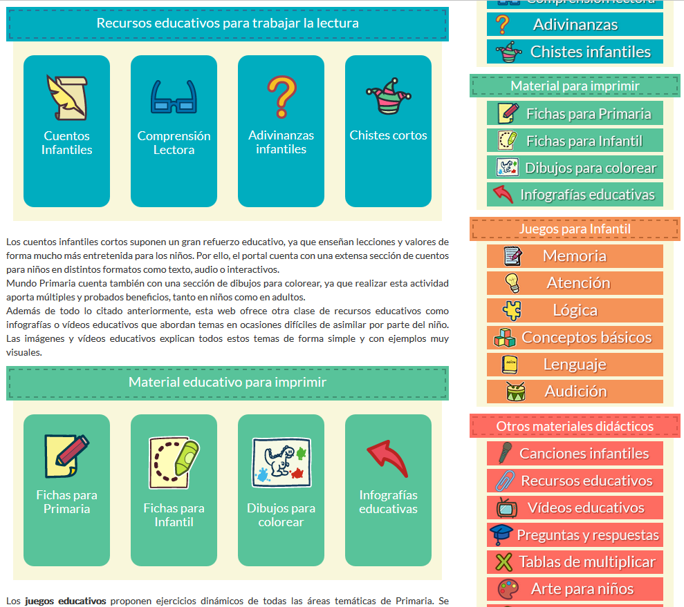 recursos para profesores de primaria